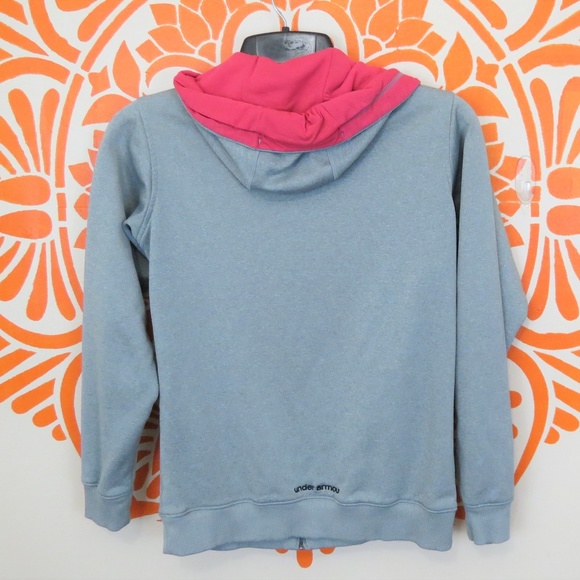 Under Armour Gray & Pink Sweatshirt S - Picture 2 of 2